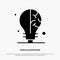 Bulb, Idea, Science solid Glyph Icon vector