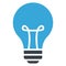 Bulb, incandescent Vector icon which can easily modify