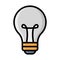 Bulb, incandescent Vector icon which can easily modify