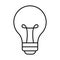 Bulb, incandescent Vector icon which can easily modify