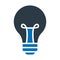 Bulb, incandescent Vector icon which can easily modify