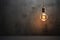 Bulb lamp light bright incandescent idea electricity energy glowing power background