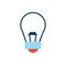 Bulb light electric isolated icon