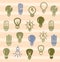 Bulbs icons