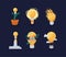 bulbs ideas six icons