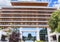 Bulgaria, Black Sea Coast, resort Albena, fasad of Flamingo Grand Hotel