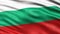 Bulgaria Flag Seamless Loop. 3D animation.