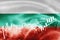 Bulgaria flag, stock market, exchange economy and Trade, oil production, container ship in export and import business and