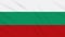 Bulgaria flag waving cloth background, loop