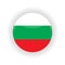 Bulgaria icon circle