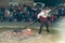 Bulgaria. Incandescent Coals at the Nestinar Games in the village of Bulgarians