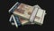 Bulgaria leva money banknotes pack 3d illustration