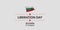 Bulgaria liberation day greeting card, banner, vector illustration