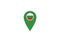 Bulgaria location pin map navigation label symbol