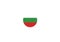 Bulgaria national flag tricolor emblem