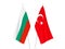 Bulgaria and Turkey flags