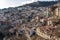 Bulgaria, Veliko Tarnovo dense development of historic buildings located on a mountain slope