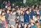 Bulgaria, village of Bulgarians. Spectators dancing on hot coals on Nestenar games