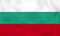 Bulgaria waving flag. Bulgaria national flag background texture