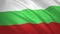 Bulgaria . Waving Flag Video Background