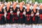 Bulgaria woman dancers participed street performance