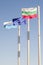 Bulgarian and Europe flags Vertical 2