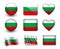 The Bulgarian flag