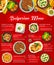 Bulgarian food restaurant meals menu page template