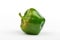 Bulgarian green pepper closeup. Bulgarian pepper. green pepper