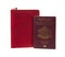 Bulgarian passport and red cover isolated on white background. Republic of Bulgaria, European Union passport