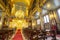 Bulgarian St Stephen Church Turkish: Demir Kilise interior wide angle view is a Bulgarian Orthodox church made of prefabricated