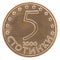 Bulgarian stotinki coin