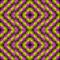 Bulge Rhombuses Optical illusion Vector Seamless Pattern