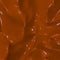 Bulges plasticine surface. Liquid melts wave pattern brown color. Texture of chocolate cream or yogurt. 3D render