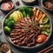 Bulgogi Thinly sliced beef marinated in a sweet and savory soy-based sauce Korean Food