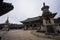 Bulguksa Temple , Seokgatap Dabotab pagoda and Daeungjeon Hall during winter morning at Gyeongju , South Korea : 10 February 2023