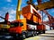 Bulk cargo loading equipment, loading sugar bulk to a vessel by rotainer.