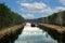 Bulk carrier freighter on the Oder Havel canal