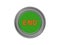 Bulk green button that says end, white background