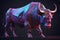 Bull or Bullish market in crypto currency or stocks trading. Generative Ai