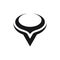 Bull, Cow, Angus, Head Of Cow Vector Icon Logo Design Inspiration