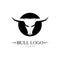 Bull horn and buffalo logo and symbols template icons app