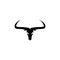 Bull horn logo and symbols template icons app vector