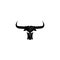 Bull horn logo and symbols template icons app vector