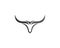 Bull logo template vector icon illustration