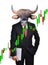 Bull market, stock investment concept