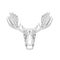 Bull Moose Head Doodle
