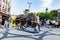 Bull statue at the Kadikoy square, a landmark of Kadikoy, Istanbul,  Turkey