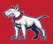 Bull Terrier Vector Mascot