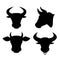 Bull vector icon